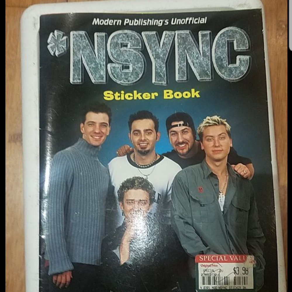 Nsync sticker book